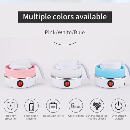 Foldable Electric Travel Kettle – Portable & Leak-Proof - Image 2