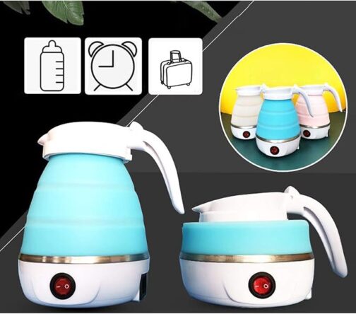 Foldable Electric Travel Kettle – Portable & Leak-Proof